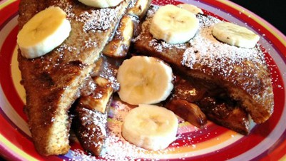 Banana and Nutella French Toast